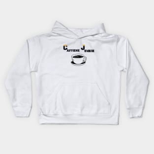 caffiene junkie coffee lovers Kids Hoodie